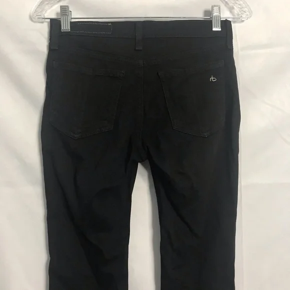 Rag & Bone Mid Rise "Black Plush" Leggings Jeans Size 25!! - Picture 7 of 11